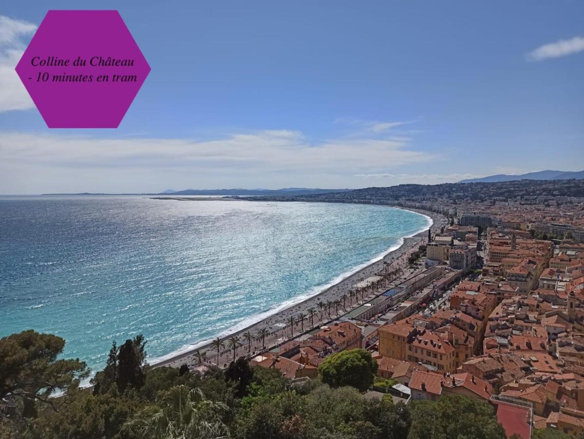 Studio - 1 minute de la plage et de la Promenade des Anglais Nice Extérieur photo